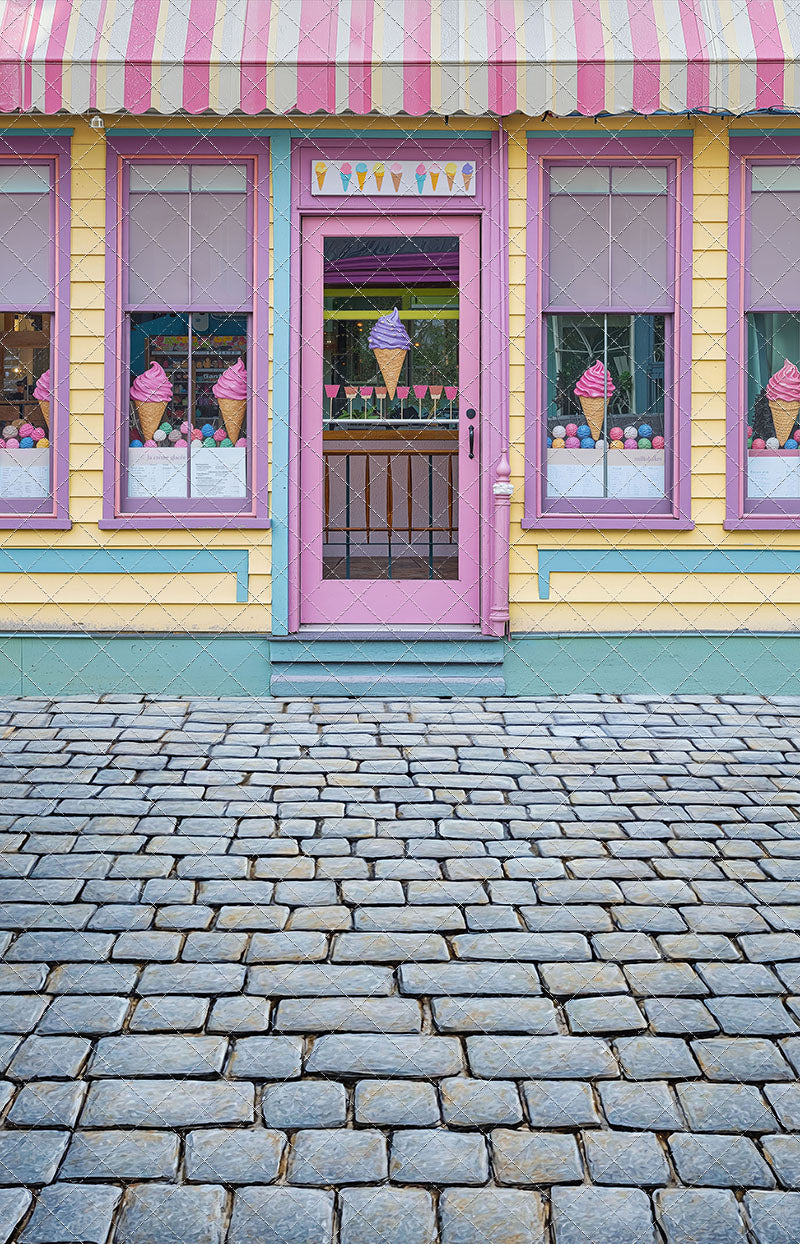 Sweet Summer Ice Cream Shop - With Sweep Option