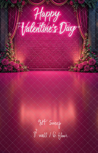 Sweetheart Glow Wall - With Sweep Option