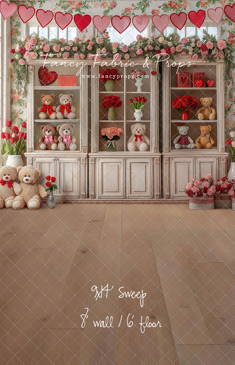 Teddy's Sweetheart Corner - With Sweep Option