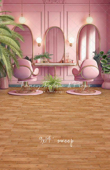 Teresa's Vanity - Wood Floor Option - With Sweep Option