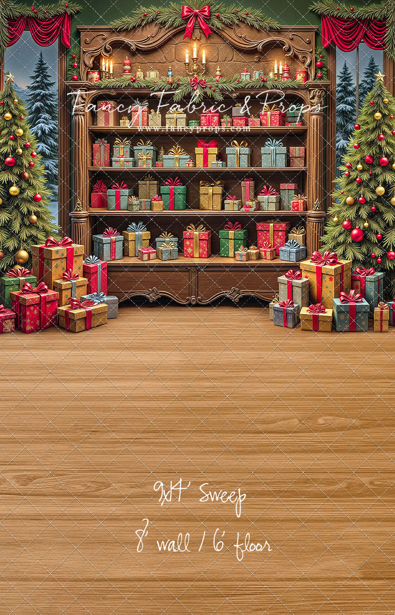 The Christmas Curio Cabinet - with Sweep Option