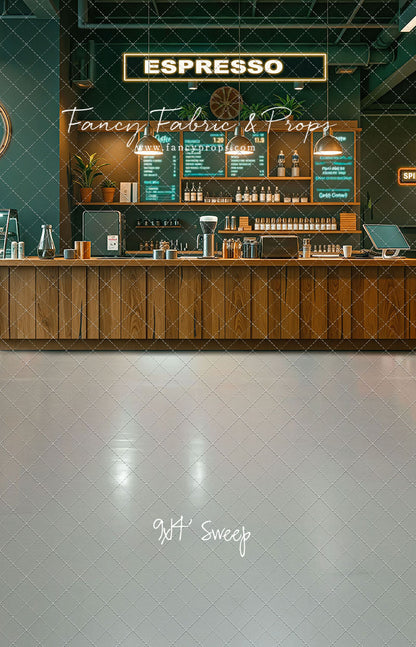 The Coffee Spot - White Floor Version - With Sweep Option