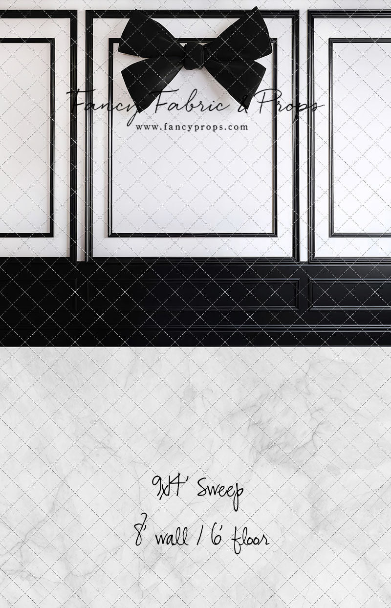 Uptown Chic - White Marble Floor - With Sweep Option