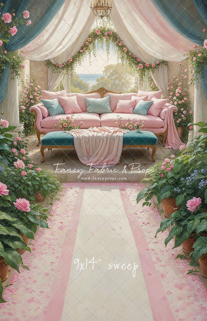 Versailles Rose Terrace - With Sweep Option