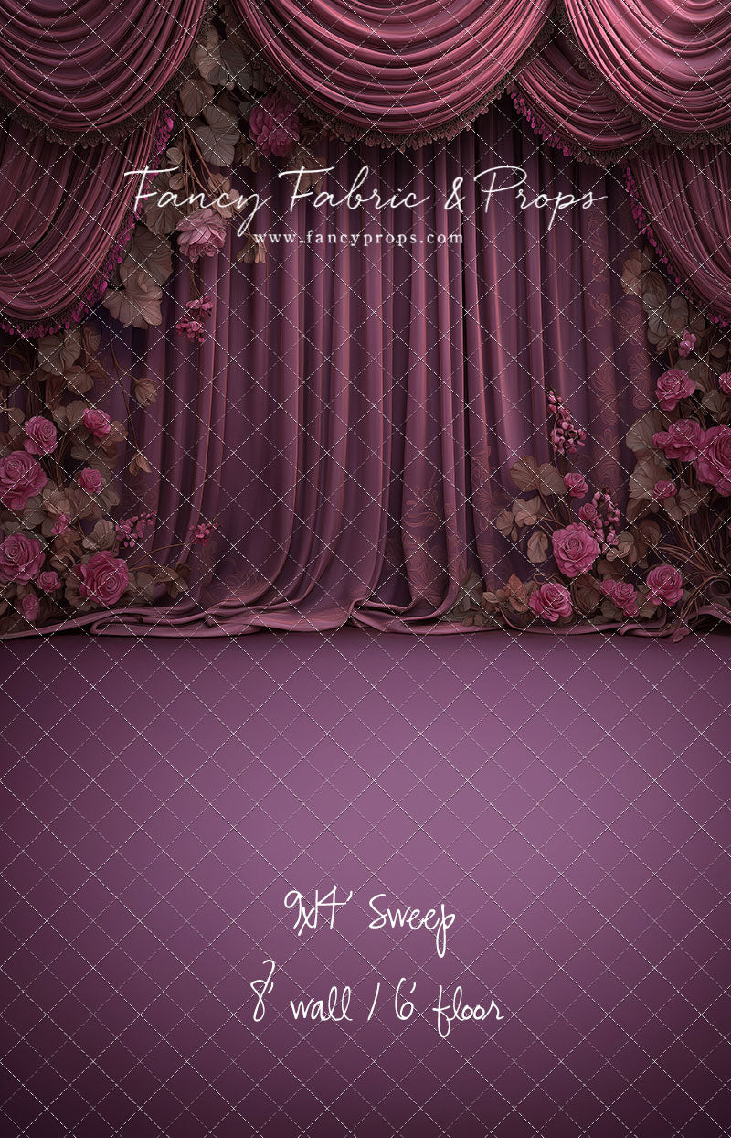 Vintage Plum Romance - With Sweep Option