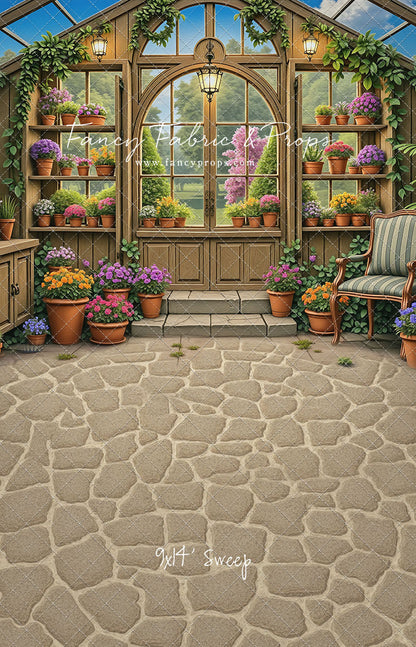 Violet Lavender Greenhouse - With Sweep Option