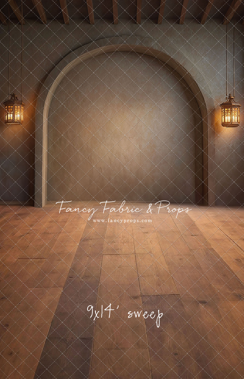 Warm Amber Alcove - With Lights - With Sweep Option