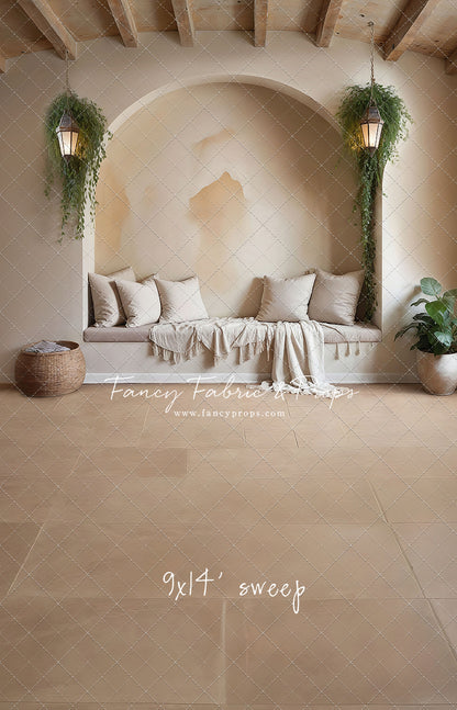 Warm Beige Comforts - Tile Floor - With Sweep Option