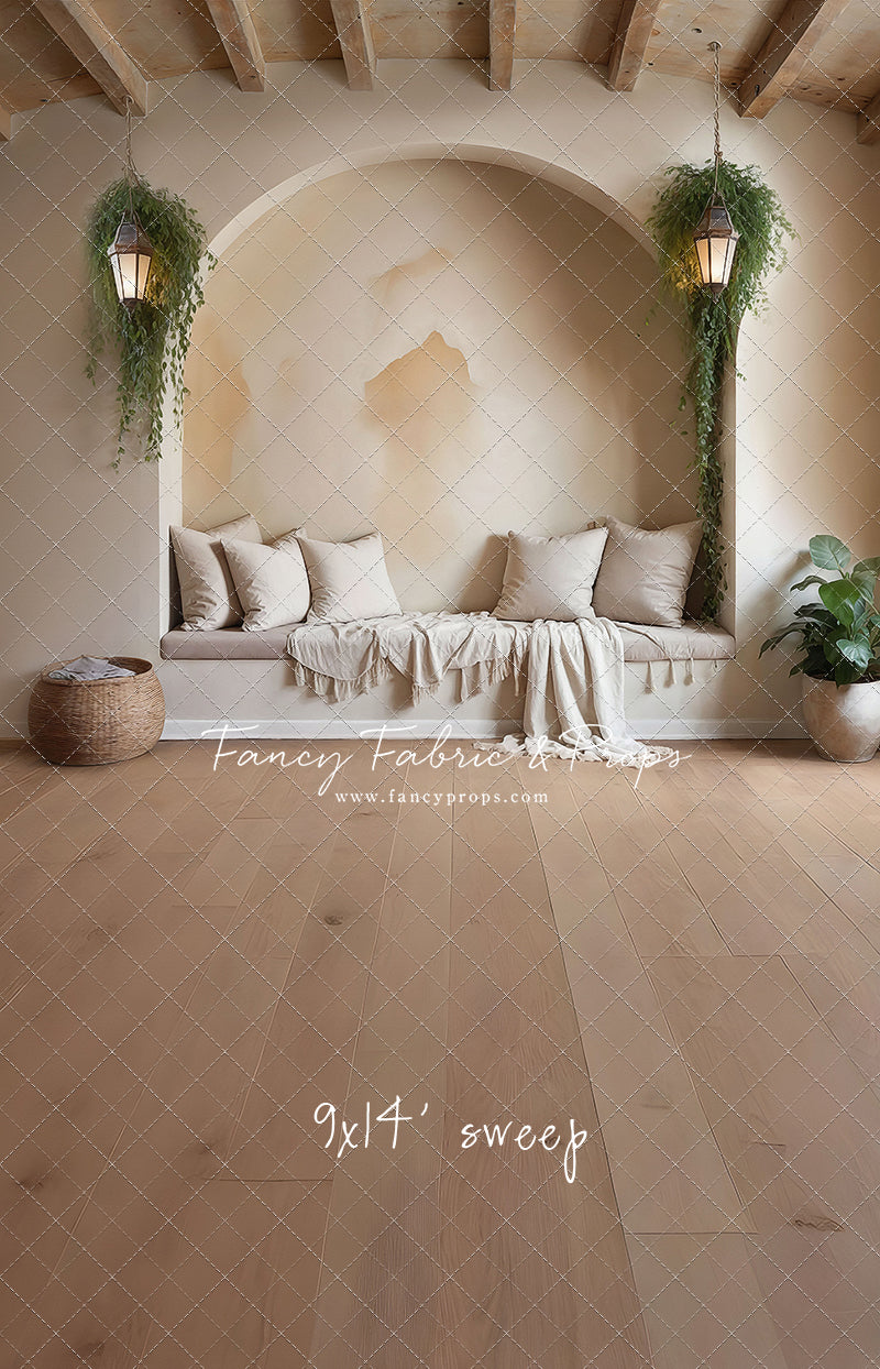 Warm Beige Comforts - Wood Floor - With Sweep Option