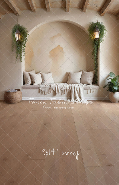 Warm Beige Comforts - Wood Floor - With Sweep Option