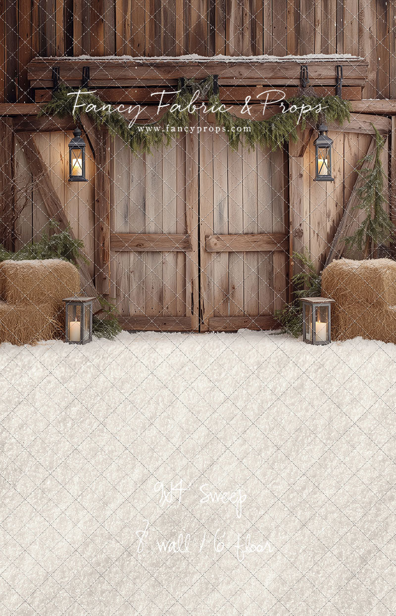Winter Barn Entry - with Sweep Option