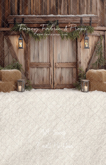 Winter Barn Entry - with Sweep Option