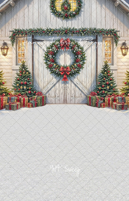 Winter Welcome Barn - with Sweep Option