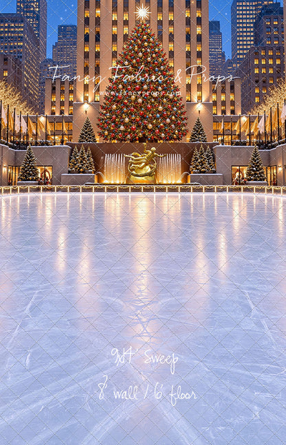 Wintertime Skating Rink - with Sweep Option