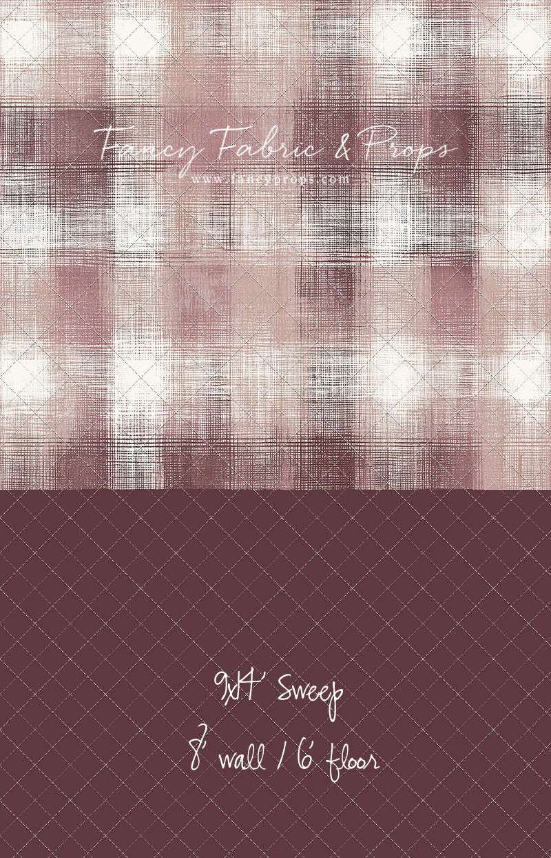 Woven Mauve - With Sweep Option