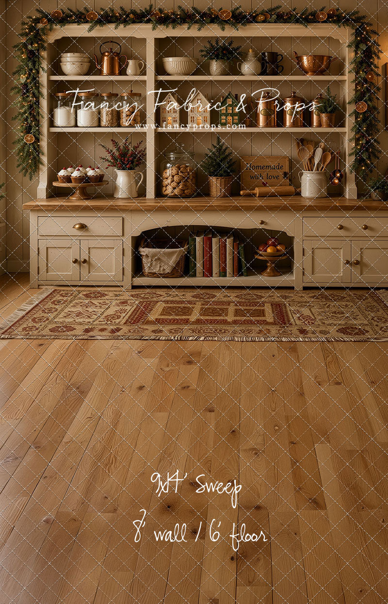 Yuletide Baking Shelf - With Sweep Option