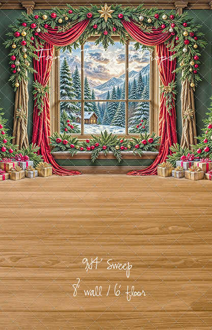 Yuletide Bloom View - with Sweep Option