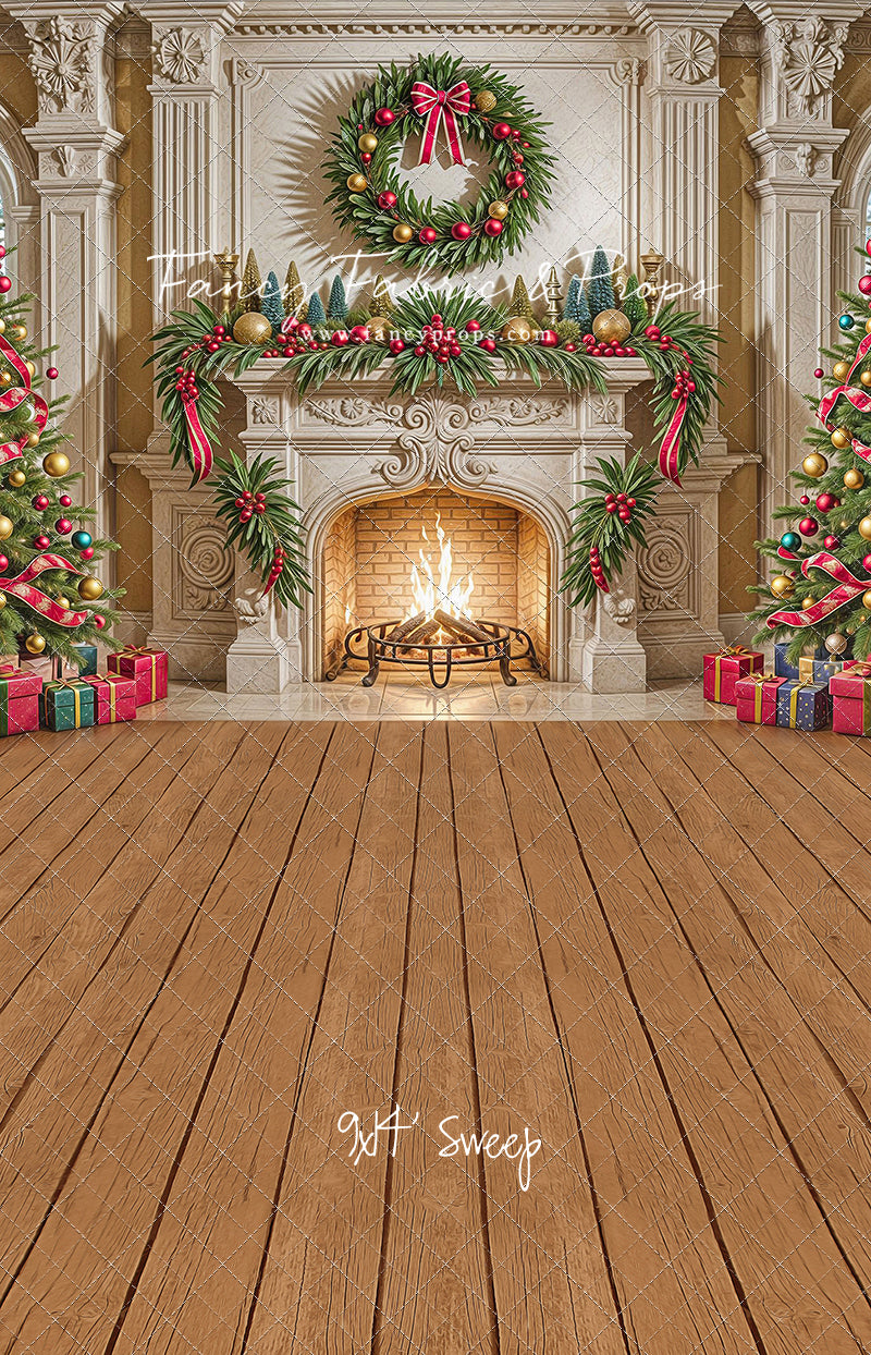 Yuletide Hearth - with Sweep Option