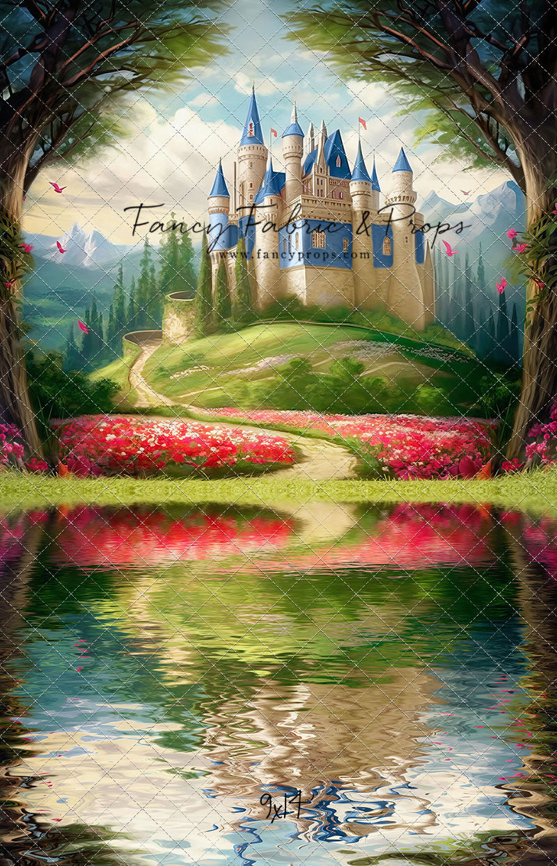 Royal Castle - Blue with Water- With Sweep Option