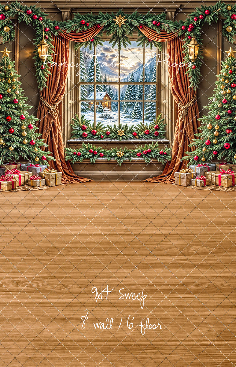 Frosted Pines & Presents - with Sweep Option