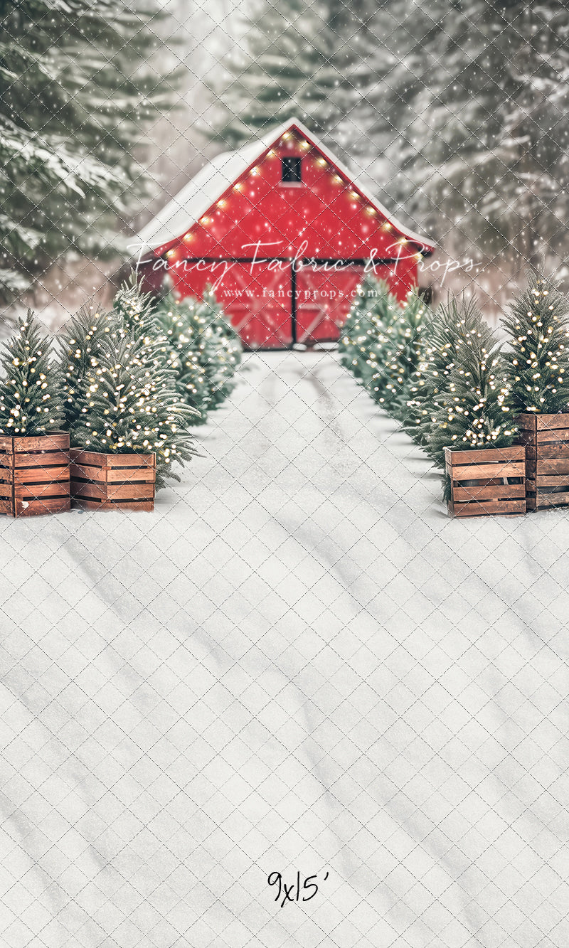 Festive Pickup Truck Farm - with Sweep Option