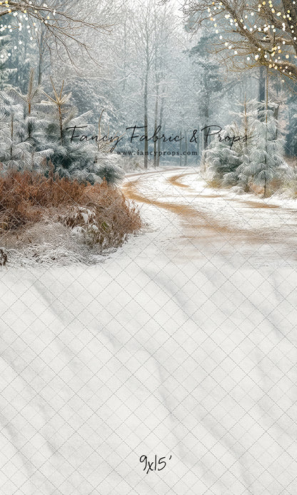 Frosted Country Path - with Sweep Option