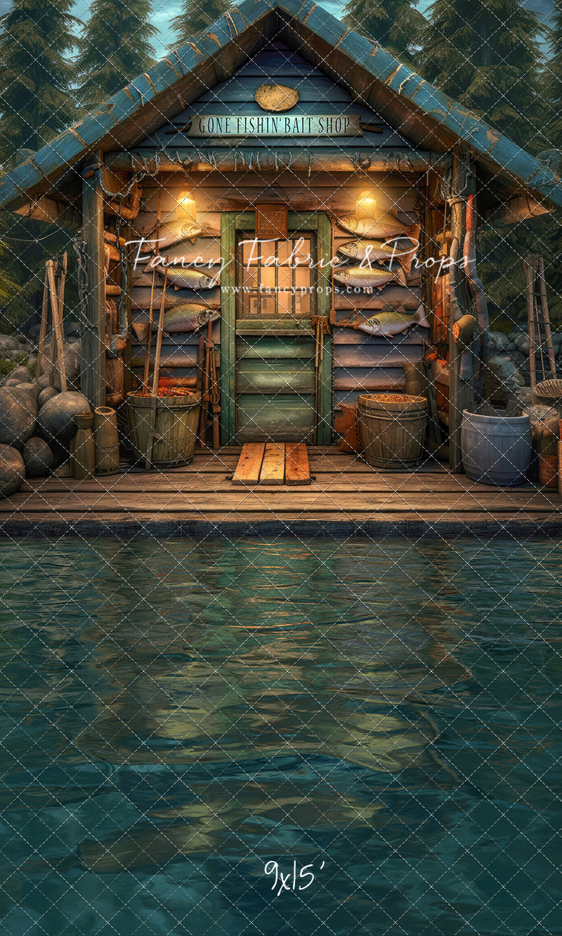 Gone Fishin Bait Shop- Water Version - With Sweep Option