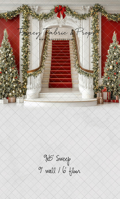 Grand Christmas Staircase - with Sweep Option