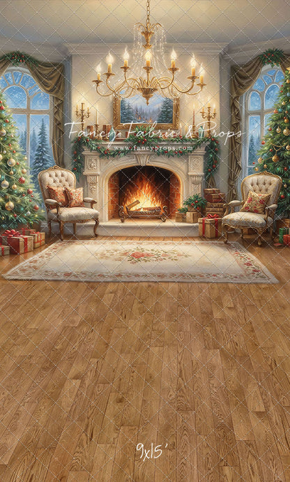 Majestic Christmas Parlor - With Sweep Option