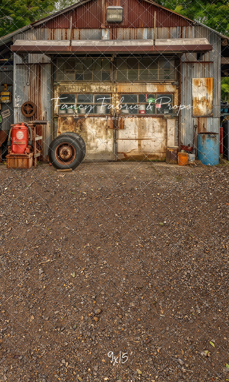 Old Rustic Garage - With Sweep Option