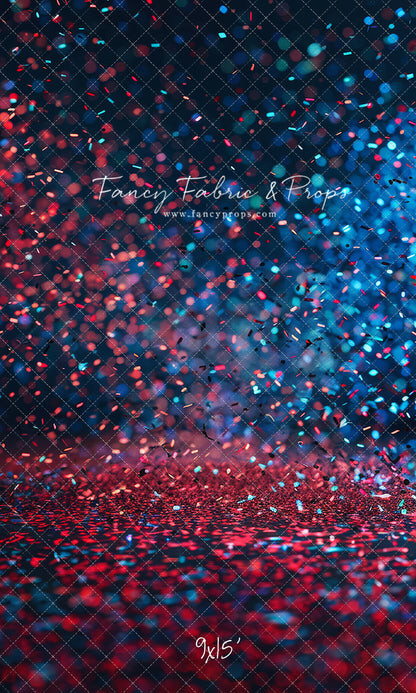 Red & Blue Stage Confetti - Sweep Sizes Only