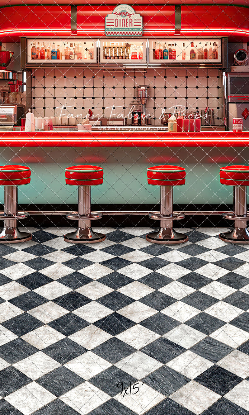 Soda Pop & Sock Hop Diner - With Sweep Option