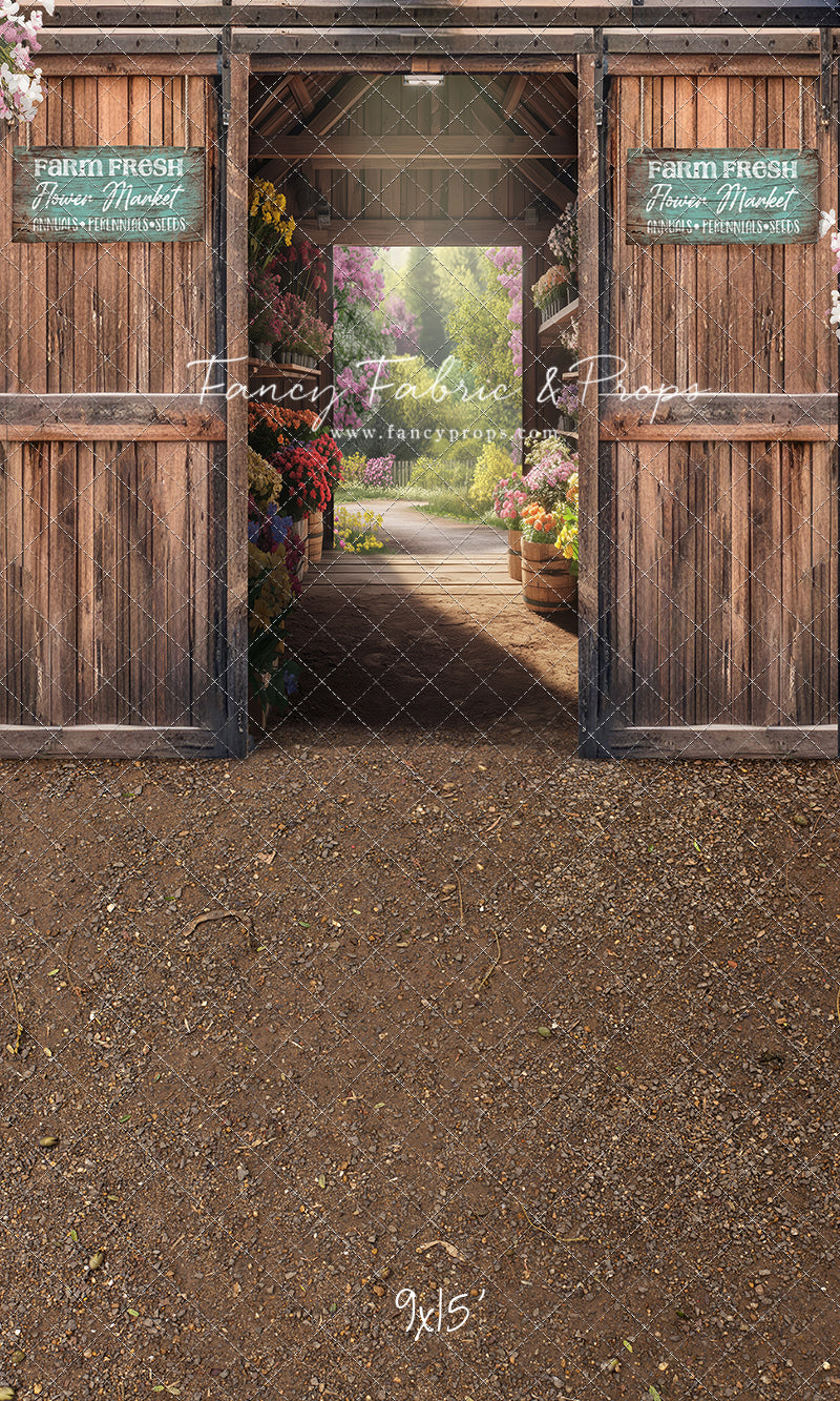 Farm Fresh Flower Barn - With Sweep Option