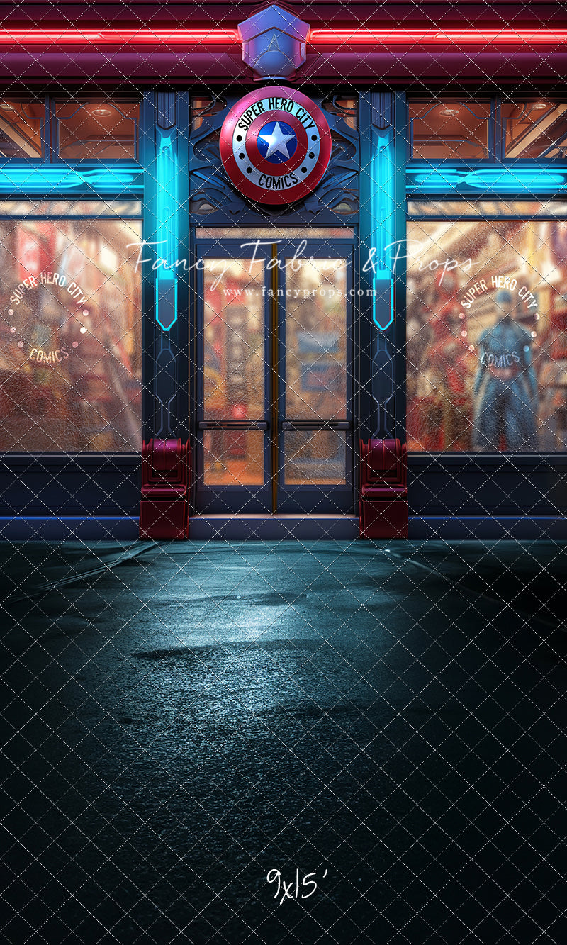 Super Hero City Comics - With Sweep Option