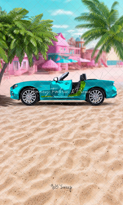 Beach Convertible -Teal Blue - With Sweep Option