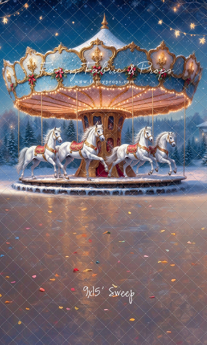 Enchanted Holiday Carousel - With Sweep Option
