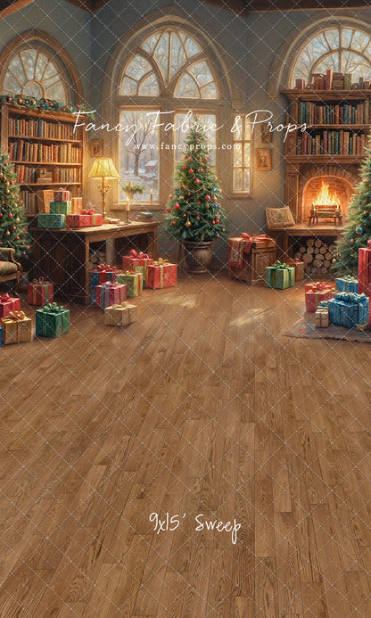 Festive Fireside Study - with Sweep Option