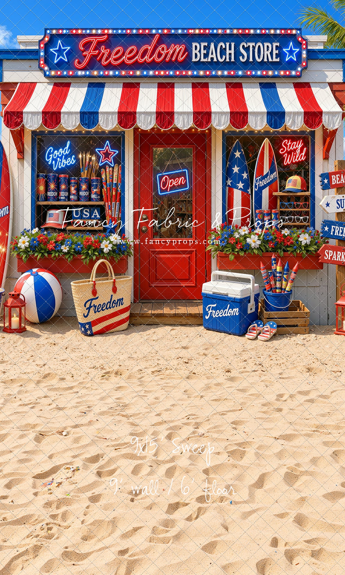 Freedom Beach Shoppe - With Sweep Option