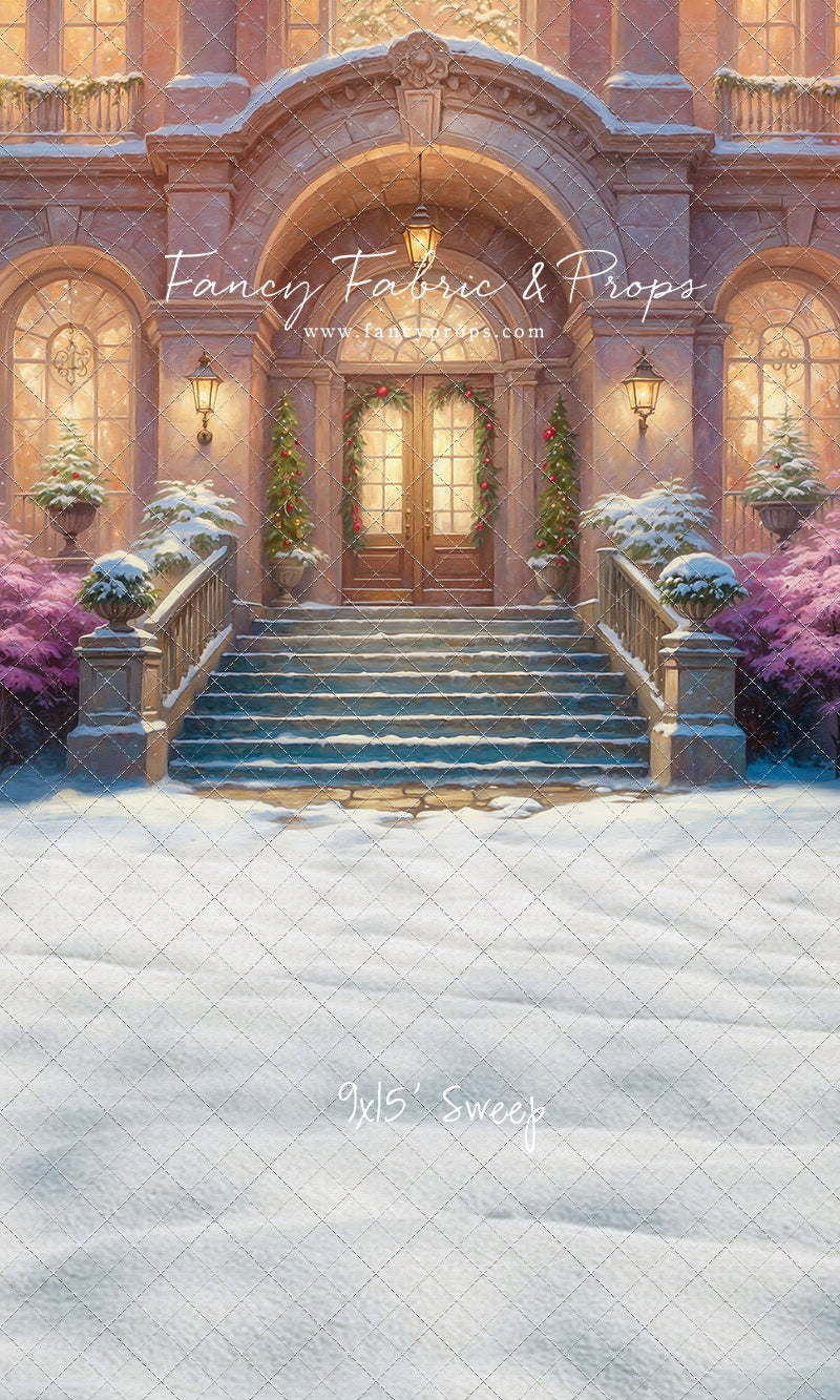 Glistening Snowy Entry - With Sweep Option