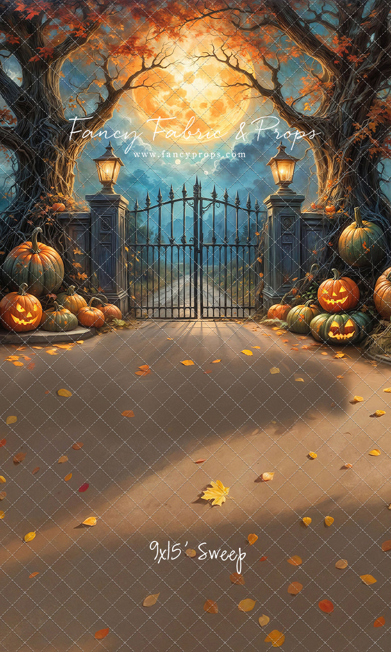 Halloween Lantern Lane - With Sweep Option