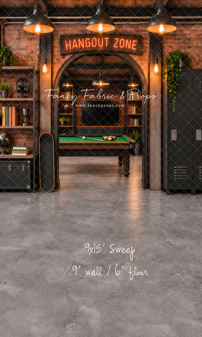 Industrial Loft Hangout Zone - With Sweep Option