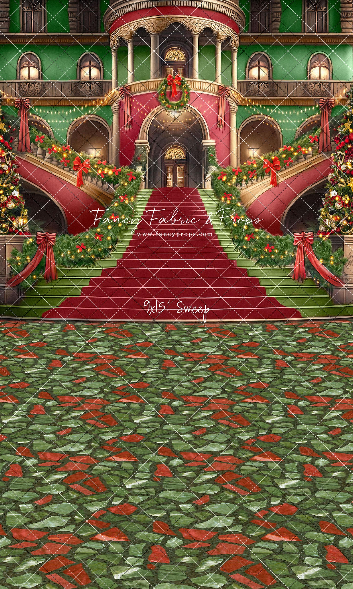 Merry Mansion- Multi Color Rug - with Sweep Option