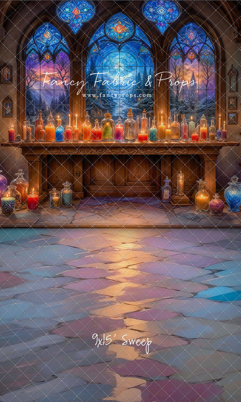 Mystic Potion Emporium - Cement Floor - With Sweep Option