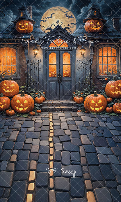 Pumpkin Path to Haunted Manor - With Sweep Option