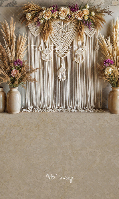Rustic Woven Tapestry - With Sweep Option