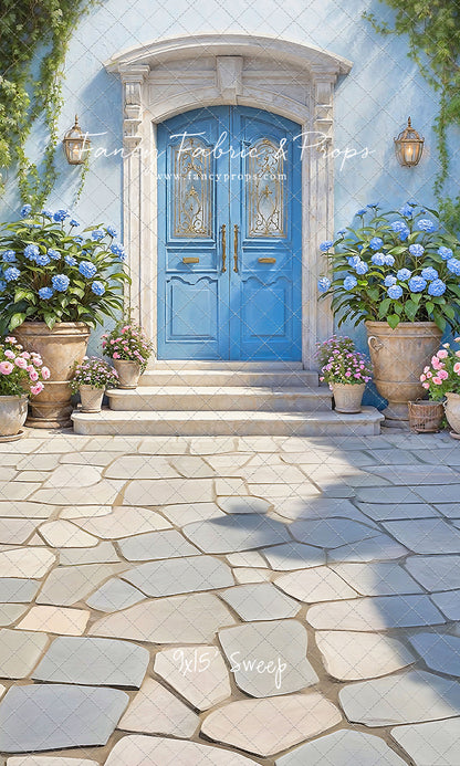 Summertime Patio - Blue Door - With Sweep Option