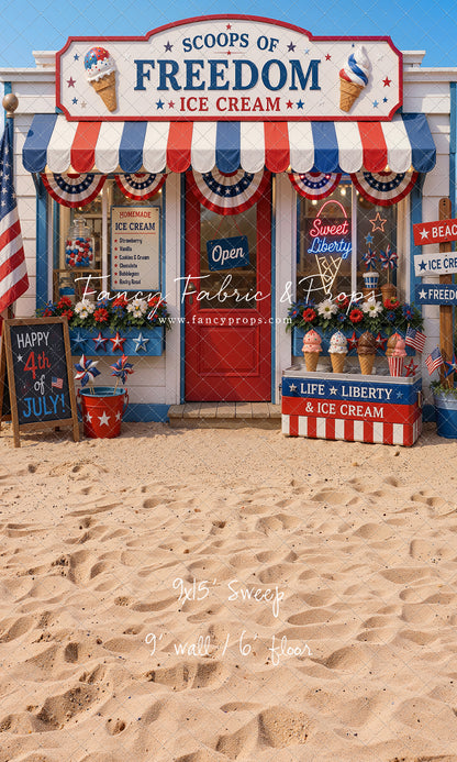 Sweet Liberty Ice Cream - With Sweep Option