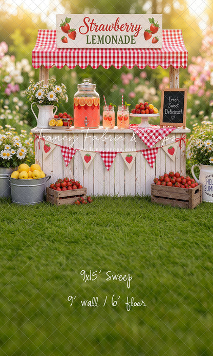 Sweet Strawberry Sips - With Sweep Option