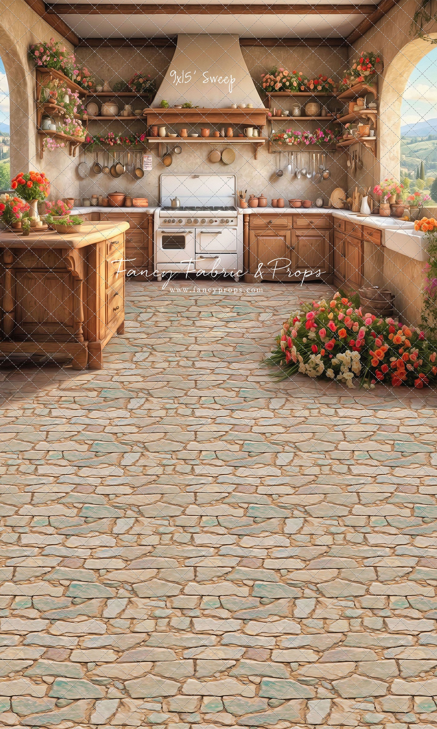 Tuscan Kitchen- With Sweep Option