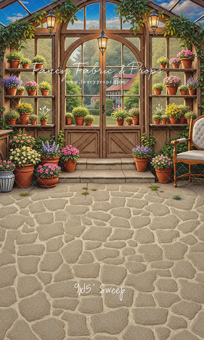 Vivid Blooming Greenhouse - With Sweep Option